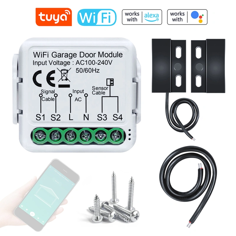 Garage Door Opener,Tuya WiFi Garage Door Opener Controller Mobilephone ...