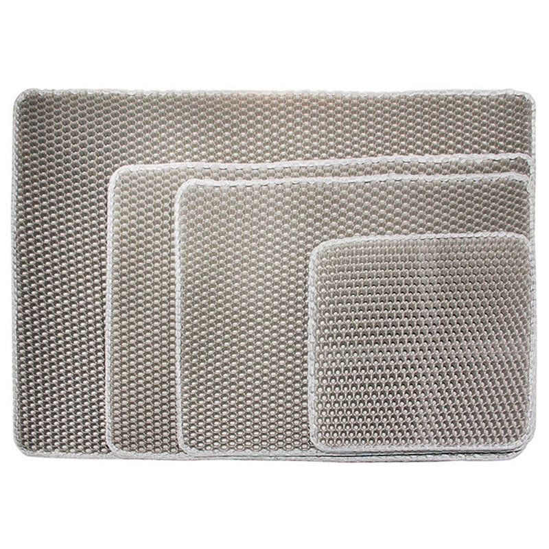Cat Litter Mat Easy Clean DoubleLayer Design Catcher Rug