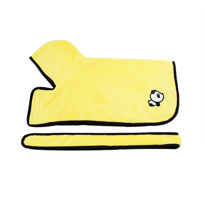 Dog Cat Bathrobe Warm Towel Clothes Super Absorbent Pet Drying Towel