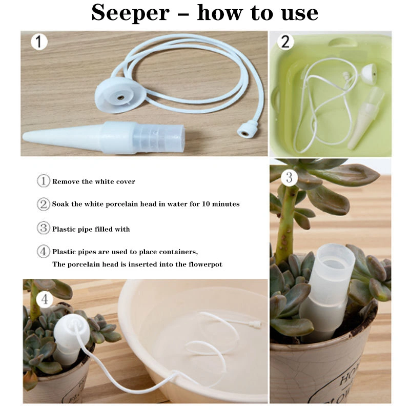 Automatic Plant Watering Stakes Timing Adjustable Water Volume Drip