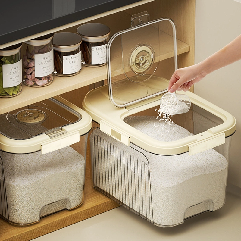 Household Clear Rices Sealed Bucket Multipurpose Waterproof Sealing