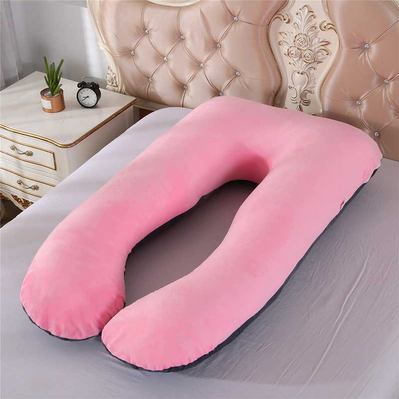Full Body UShaped Pillow For Maternitys Breathable Washable Cover