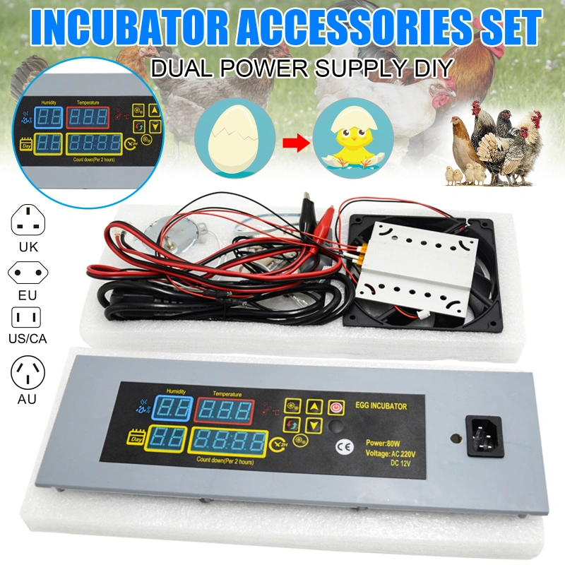 DIY Egg Incubators Hatcher Controller Dual Power Supply DIY Mini