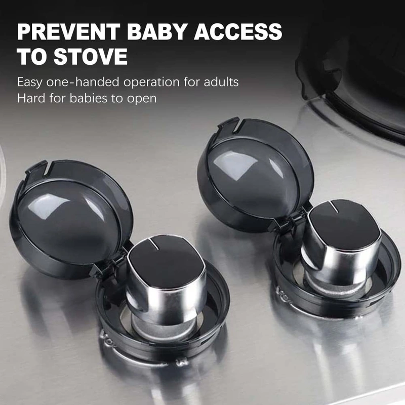 5pcs/6pcs Gas Stove Knob Cover Antioil Practical Stove Switch Guarding
