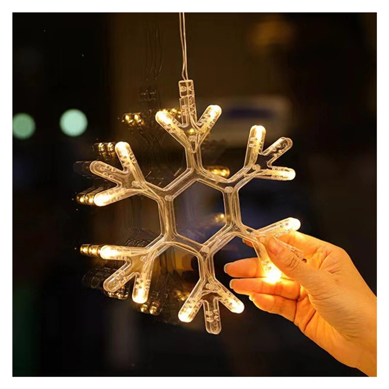 Suction Cup LED Christmas Lighting Battery Operated Hanging Indoor