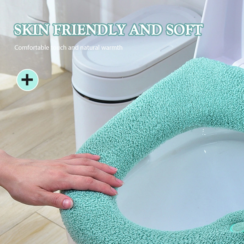 Knitted Toilet Seats Cover Thicken Winter Toilet Seats Cover Mat Soft