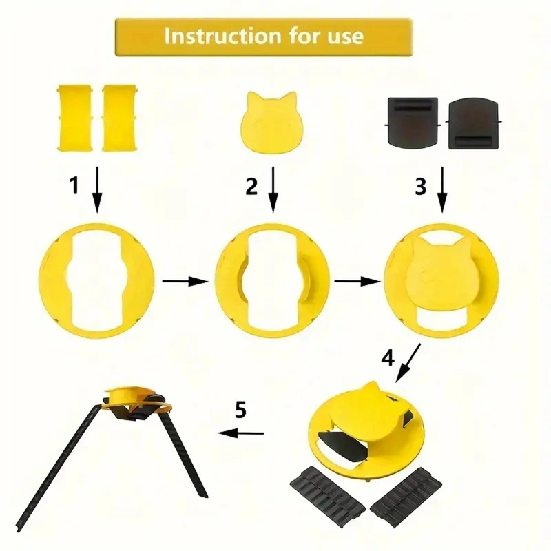 FlipTop Lid Mouses Trap Bucket High Effective Mouse Catchers For