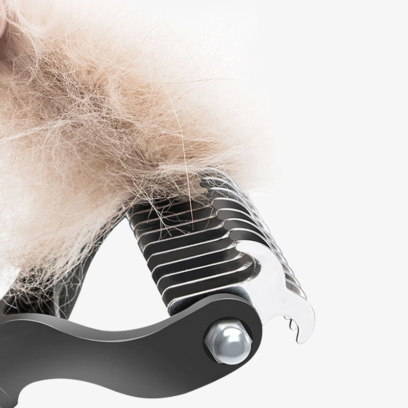 Pet Safe Dematting Comb Stainless Steel DoubleSided Undercoat Rake