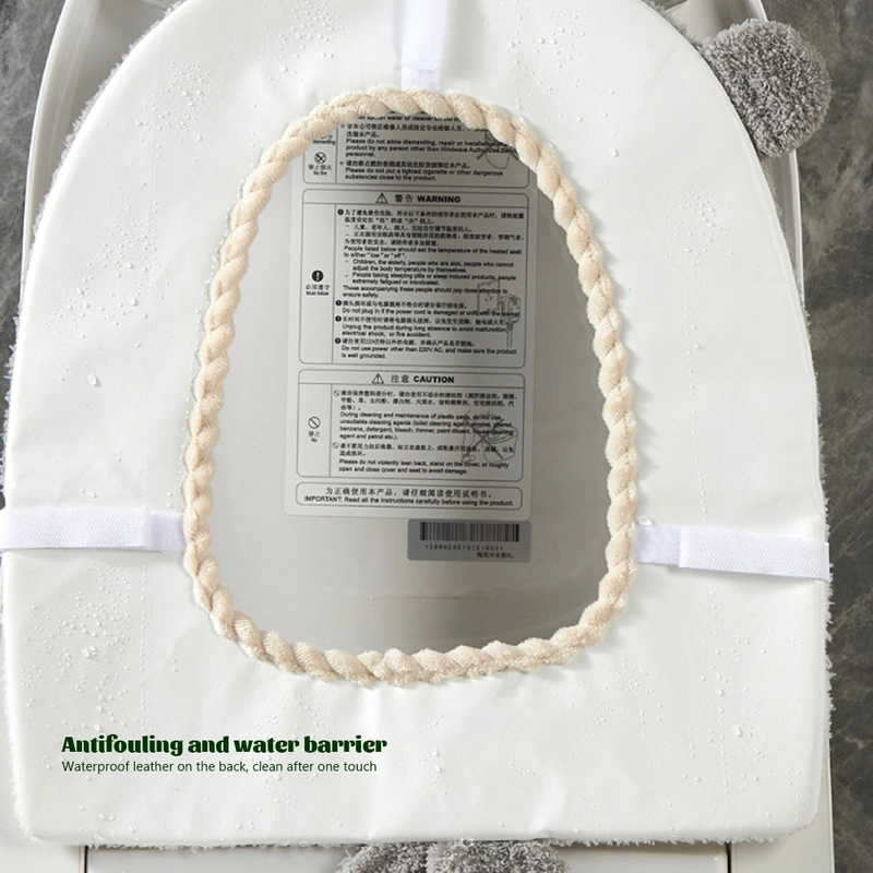 Cartoon Toilet Seat Autumn Winter Home Thickening Warm Cloud Velvet