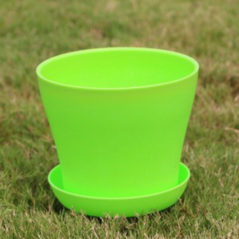 Resin Flower Pots Home Outdoor Plastic Flower Nursery Pot Planter