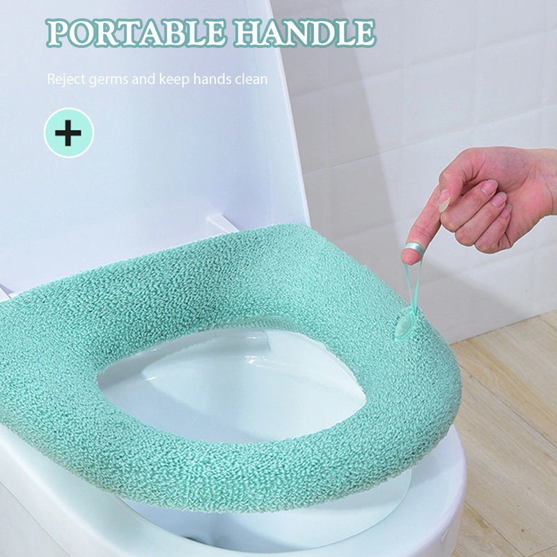 Knitted Toilet Seats Cover Thicken Winter Toilet Seats Cover Mat Soft