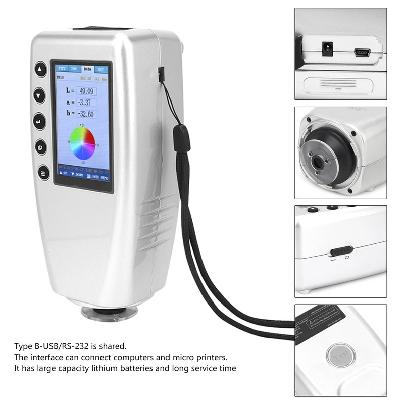 FRU Portable High Accuracy Colorimeter Precise Color Difference Tester ...
