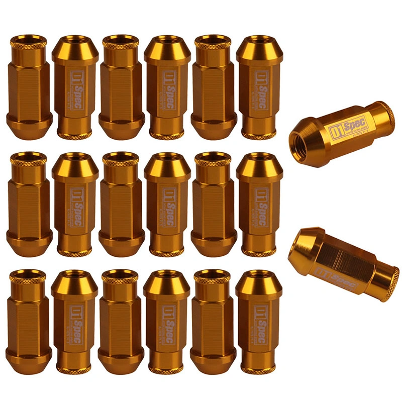 20pcs D1 Spec JDM Racing Wheel Lug Nuts Screw M12X1.5 For Honda Ford Toyota Golden Wholesale