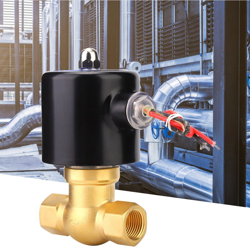 Steam Solenoid Valve Industrial Brass Female Thread G1/2in For Air Gas Oil ZQDF15AC380V