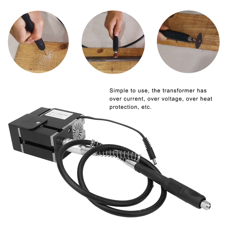 Flexible Shaft Sander High Power For Processing Wood Soft Metal 60W