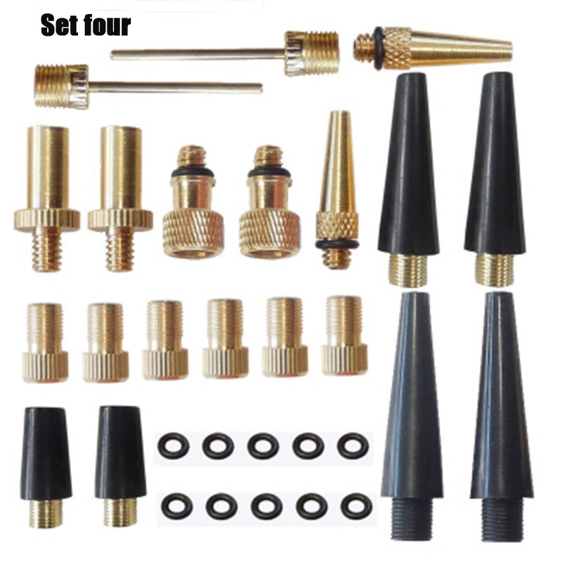 thumbnail image 2 of Universal Bike Tire Valve Adapter - Dual Head Pump Connector For Easy Inflation 2 of 9