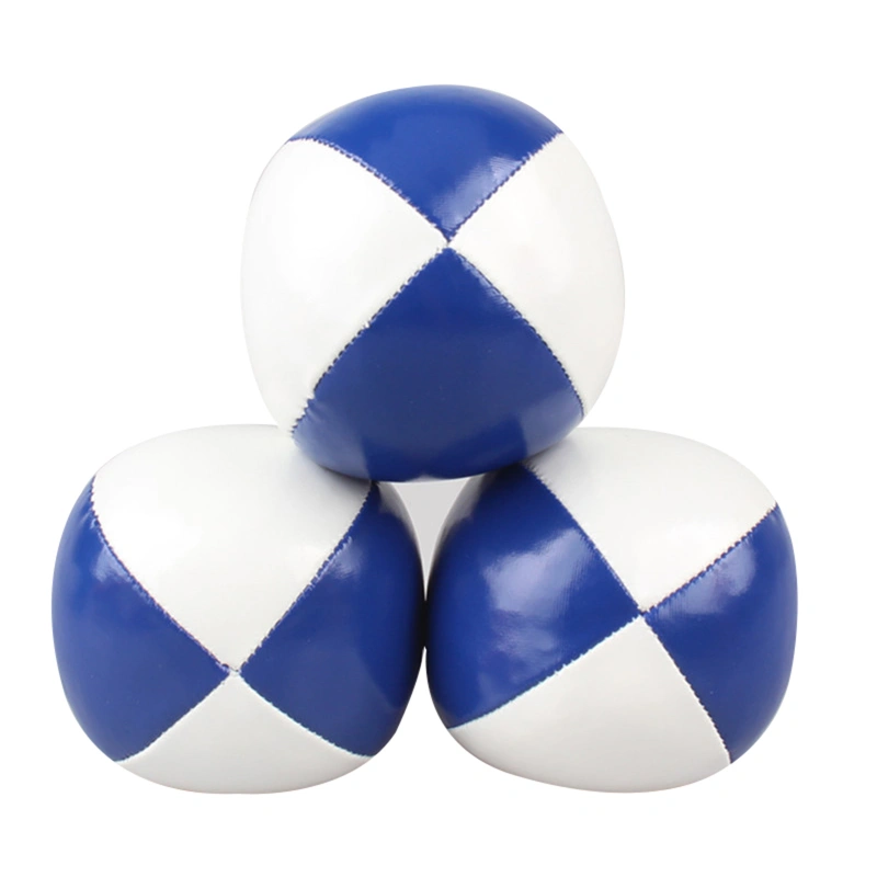3 Pcs Juggling Ball Set Panel Leather Professional Juggle Ball For
