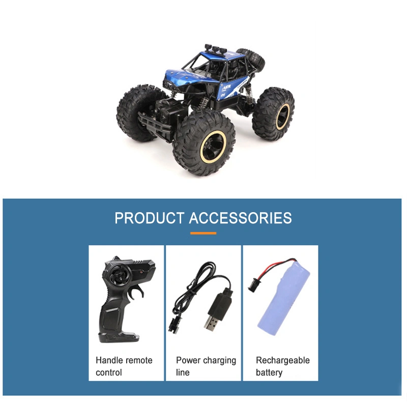 2.4G Remote Control Car USB Charging OffRoad Toy Car Rock Climbing RC