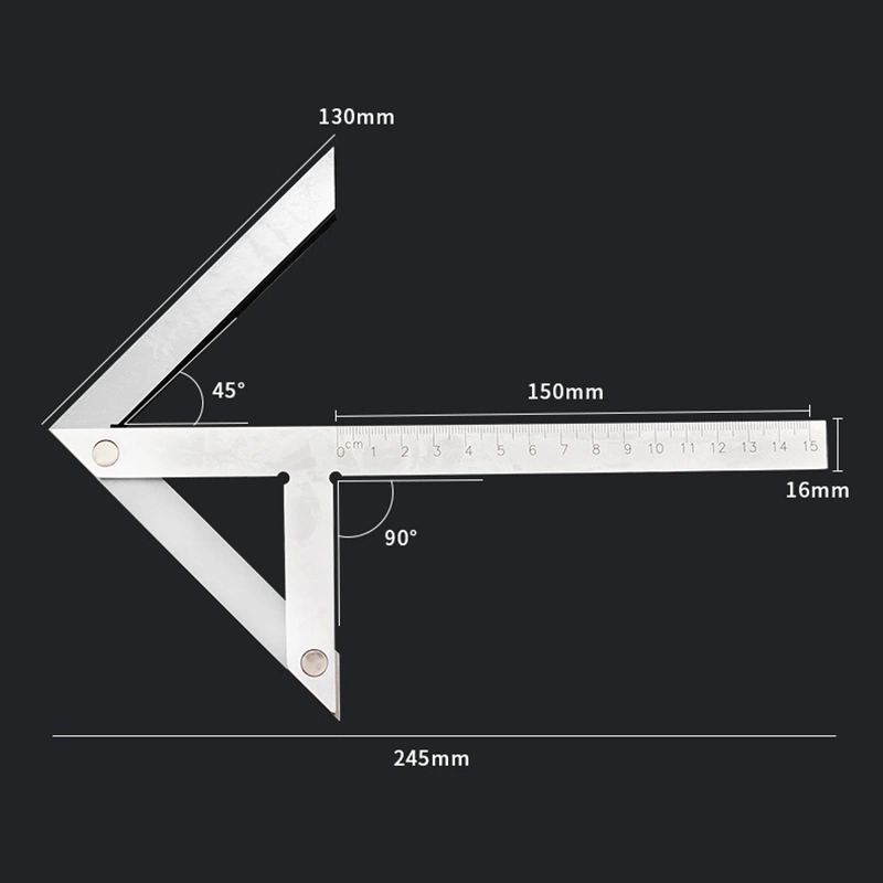 Centering Square Gauge Center Gauge Round Rod Marking Center Marker