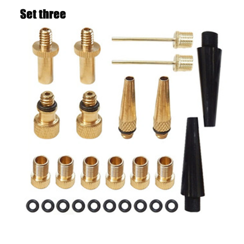 thumbnail image 2 of Universal Bike Tire Valve Adapter - Dual Head Pump Connector For Easy Inflation 2 of 9