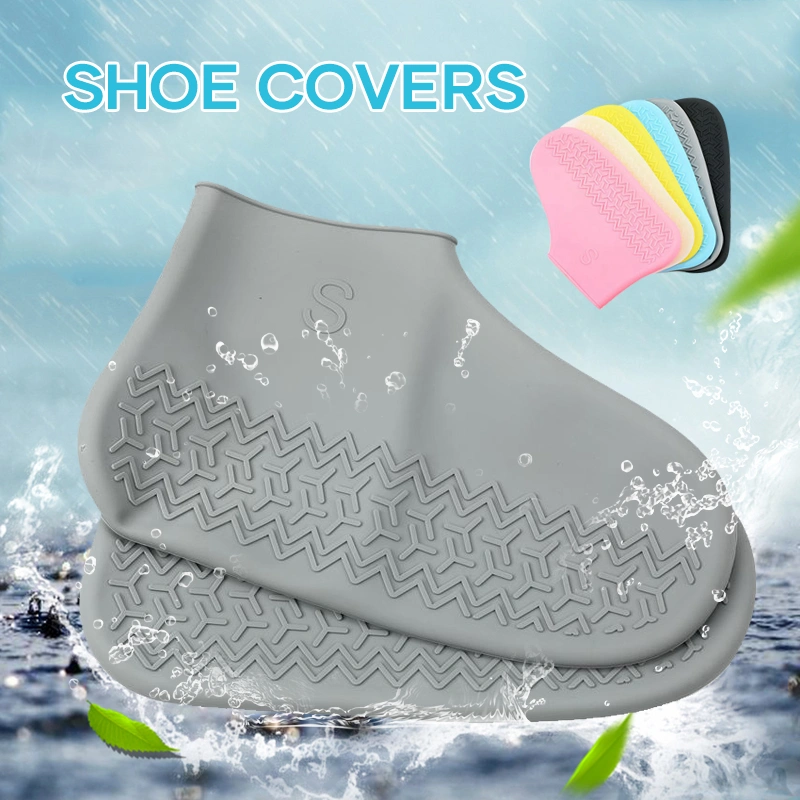 Boots Waterproof Shoe Cover Silicone Material NonSlip For Outdoor
