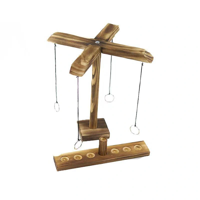 Ring Swing Drinking Game Ring Toss Battle Game Detachable Desktop Play