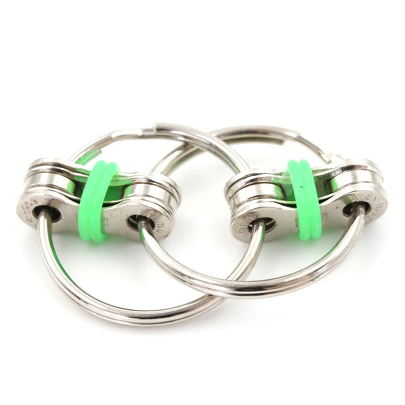 Fidget Toy 5 PCS Metal Flipping Chain Fidget Finger Toy Reduce Anxiety