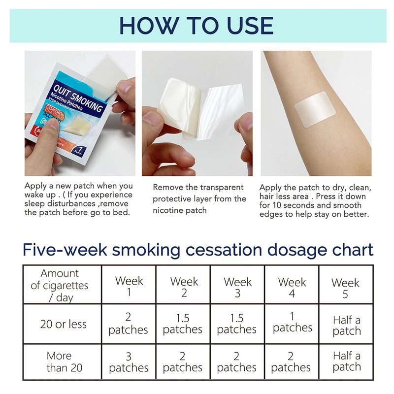 30PCS/60PCS Smokings Cessation Patch Safety Stickers Stop Smokings Aid