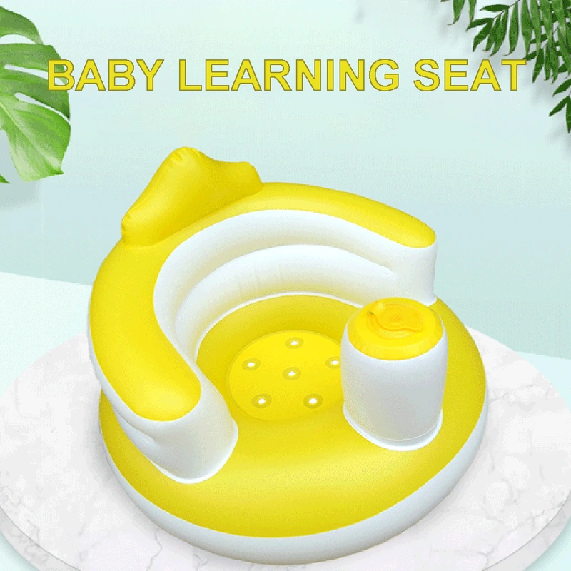 Baby Inflatable Chair Press Inflatable Infant Shower Stool Spine