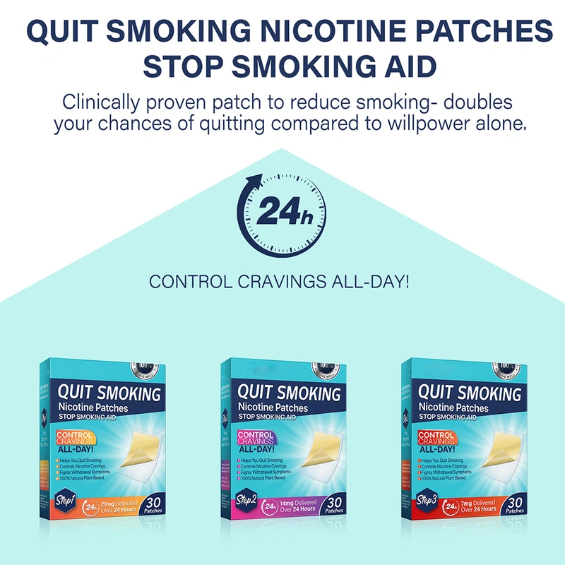 30PCS/60PCS Smokings Cessation Patch Safety Stickers Stop Smokings Aid