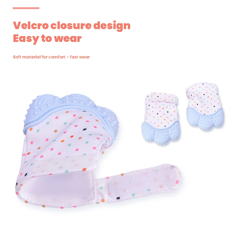 Baby Teething Gloves Grinding Itching Tool Antibite Hand Teething