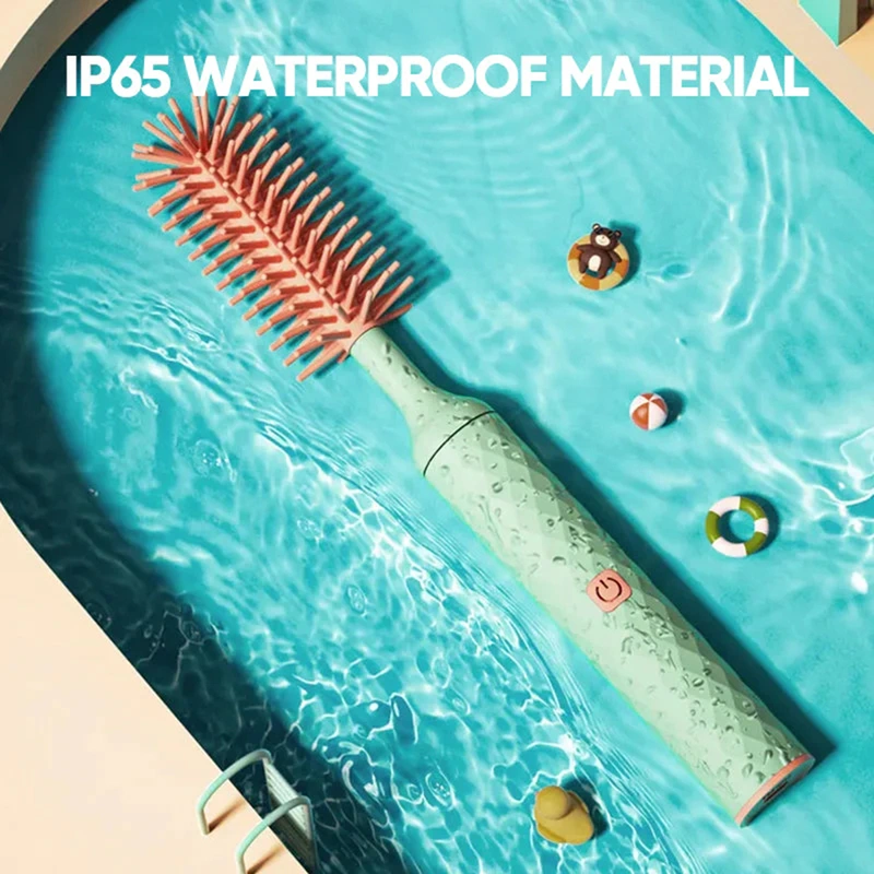 Electric Silicone Bottle Brush 360° Rotating Water Bottle Cleaning