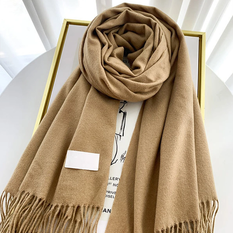 Women's Winter Scarf Checked Oversized Winter Scarf British Style Plaid