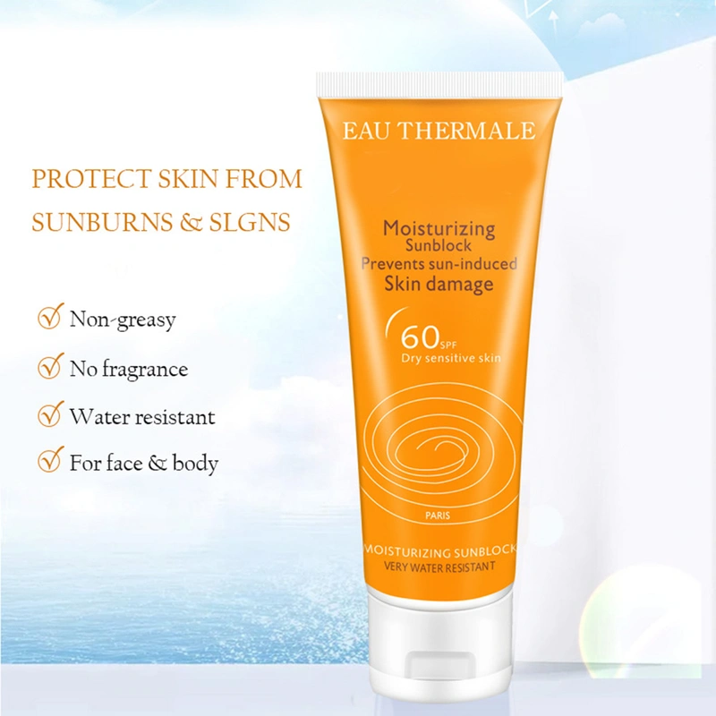 80ml Sunscreen Cream Moisturizing Sun Block Face Cream Oil Control