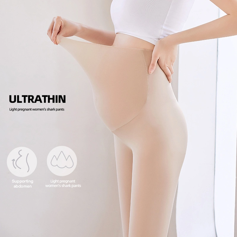 Pregnant Women Legging High Elasticity U Shaped Belly Support Pants For