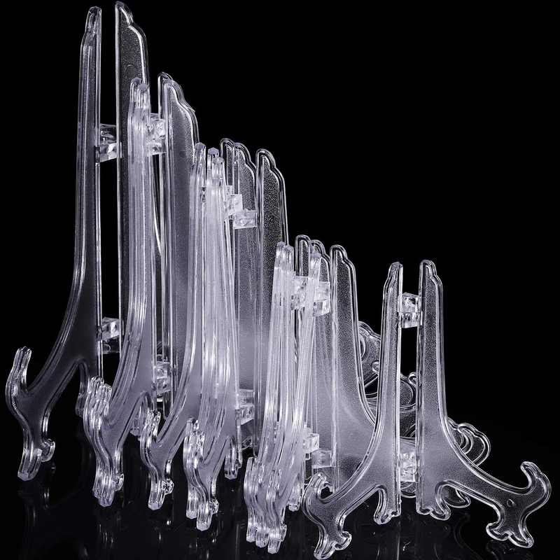 ZCtron Plastic Easels Plate Stands Holders Picture Easel Plastic Easel