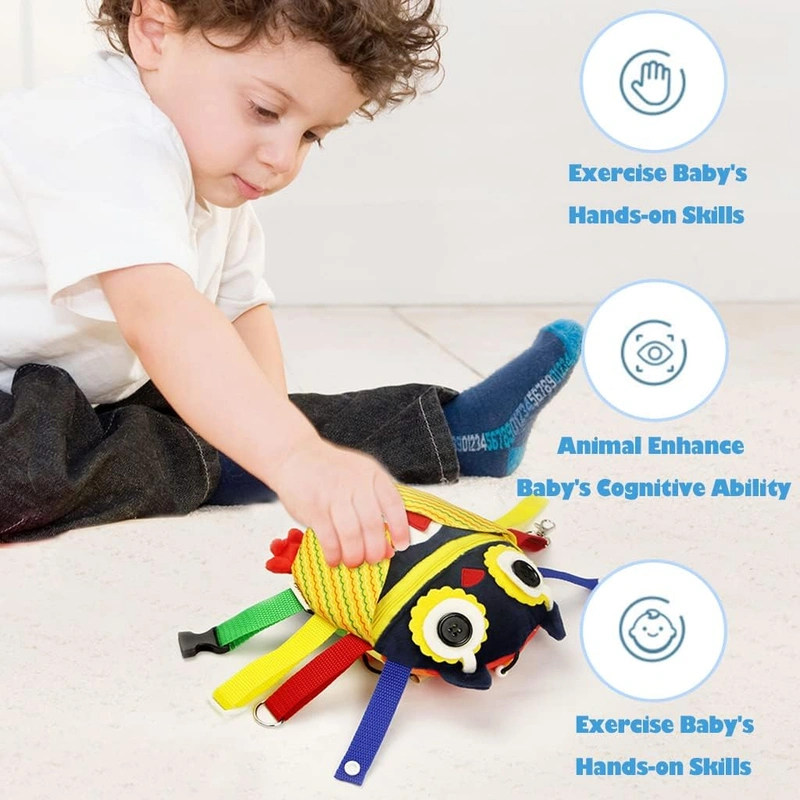 Guo Sensory Pillow Toys, Montessori Stuffed Animal Learning Toys, Exercise Baby Basic Life