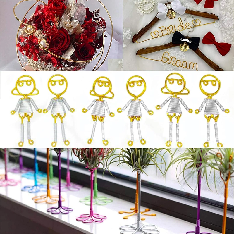 Guo Aluminum Craft Wire,32.8 Ft 8 Gauge Silver Aluminum Wire for