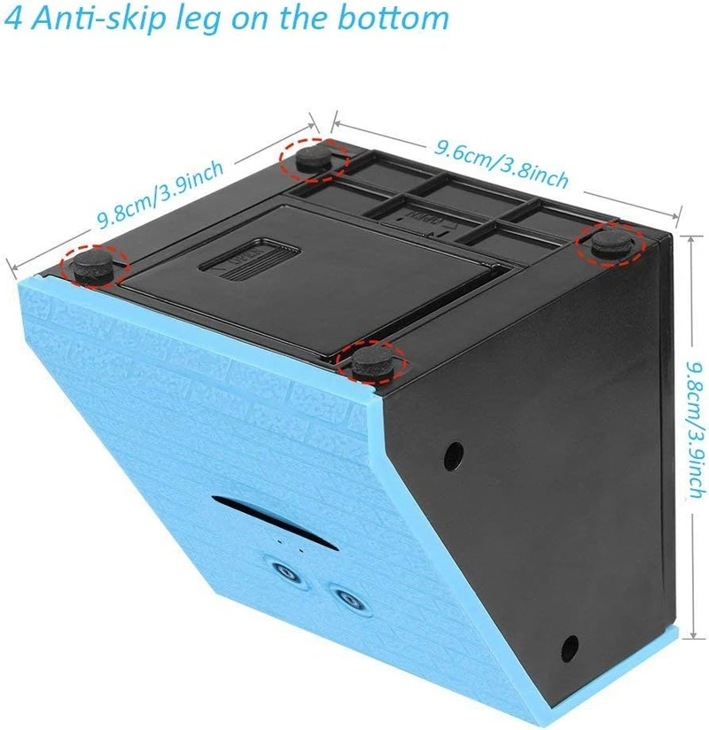 Guo Novelty Face Bank Coin Eating Savings Bank Kids Money Saving