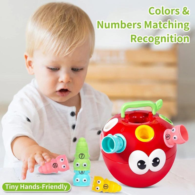 ZCtron Montessori & Toddler Toys for 1 Year Old Boy/Girl,Baby Toys 1218 Months with umber