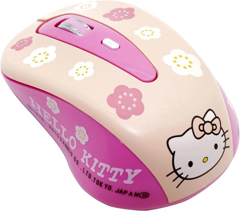 ZCtron Cute Hello Kitty Wireless Silent Mouse,Girls Pink Mouse Suitable ...