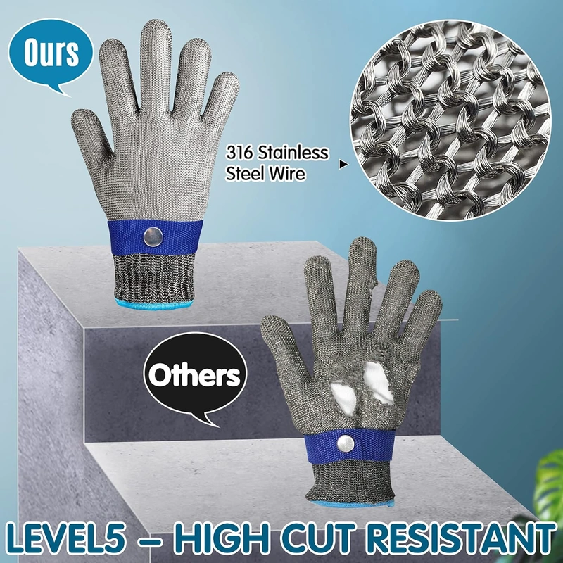 Guo Anti Cut Gloves High Performance Protection Level 5 Work Gloves