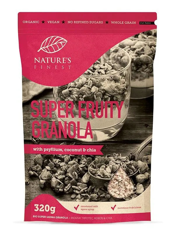 Natures Finest Bio Super Fruity Granola 320 gr