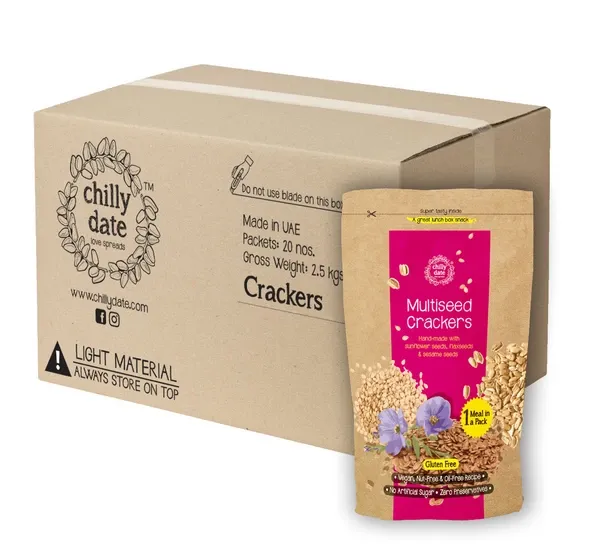 Chilly Date Multiseed Crackers 50 gr