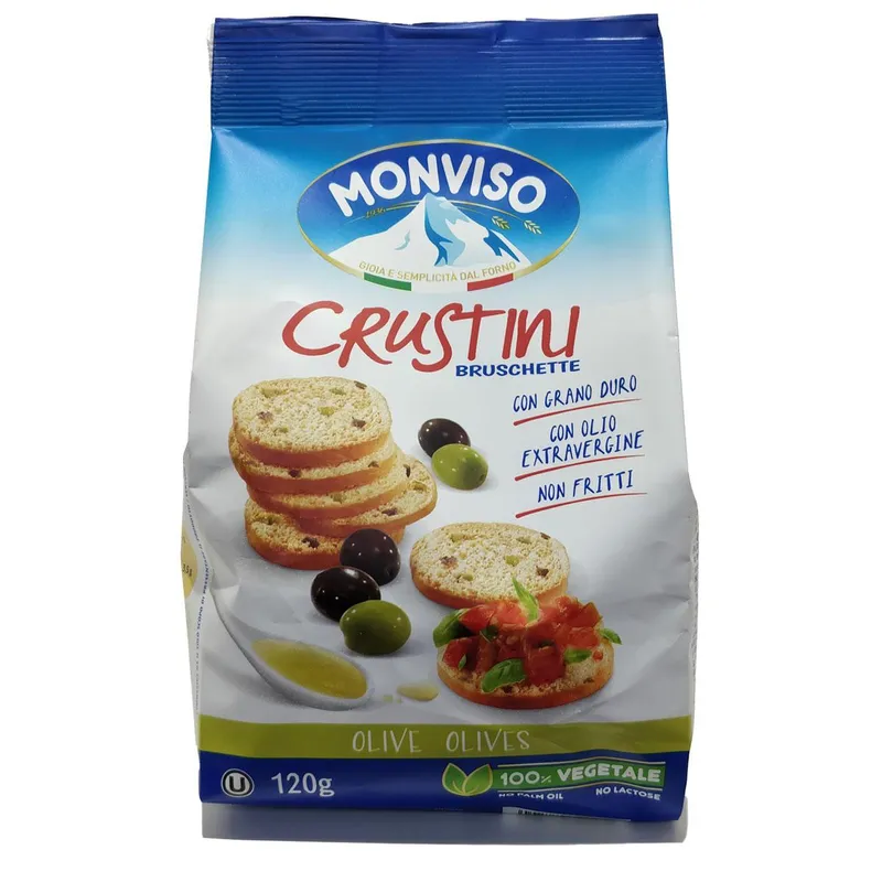 Monviso Bruschette Olive Oil  Sea Salt 120 gr