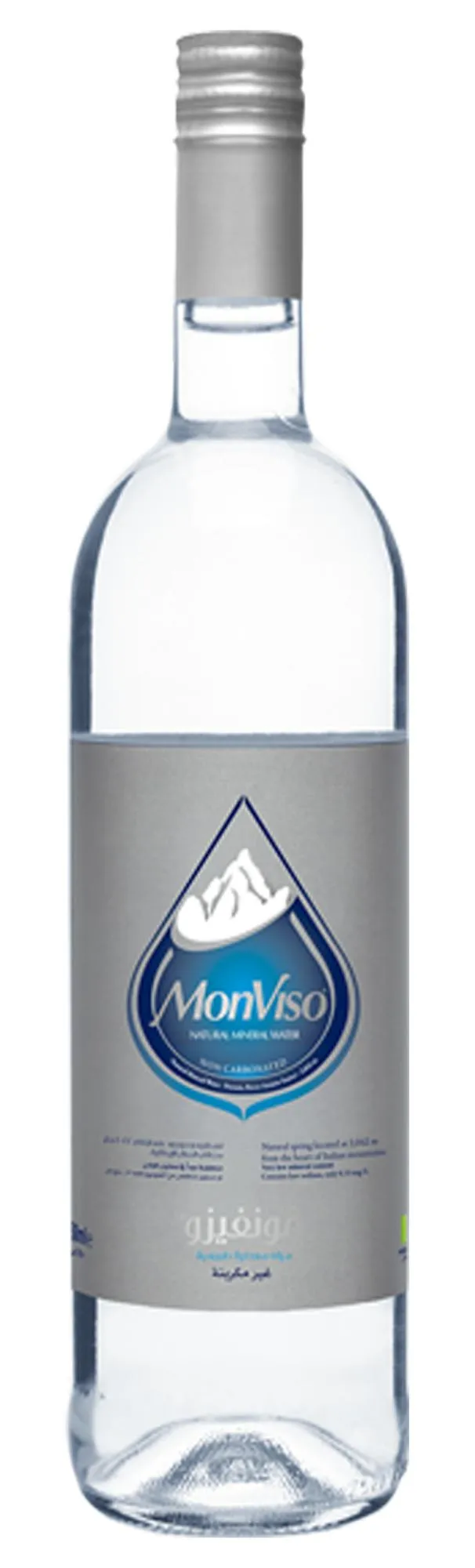Monviso Natural Mineral Water Still Glass Bottle 375 ml