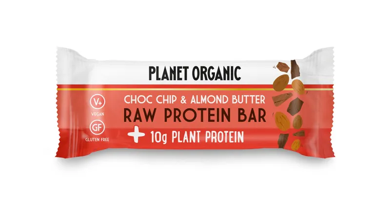 Raw Protein Bar Almond Butter Choc Chip 50 Gr
