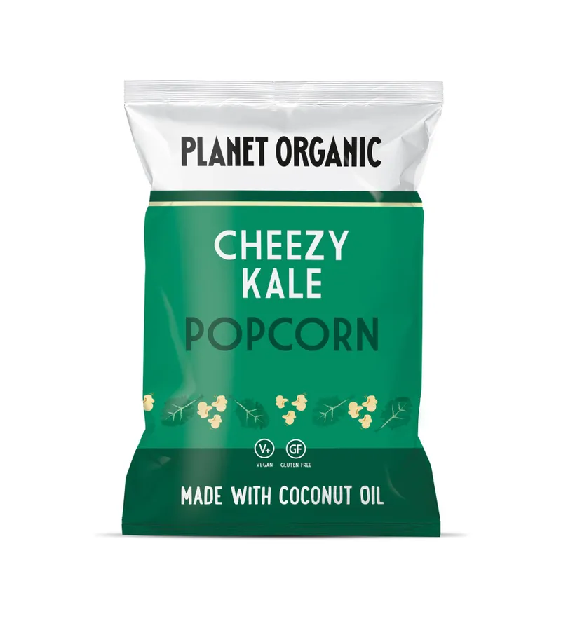 Planet Organic Cheezy Kale Popcorn 20 gr