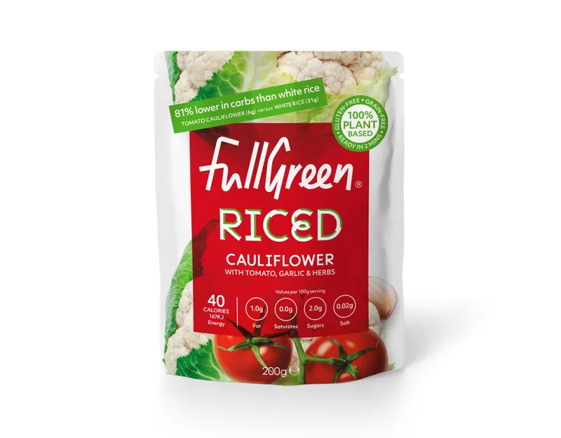 Fullgreen Cauli Rice Garlic Tomato    Herbs 200 gr