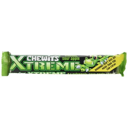 Chewits Xtreme Sour Apple Chewing Gum 40 gr